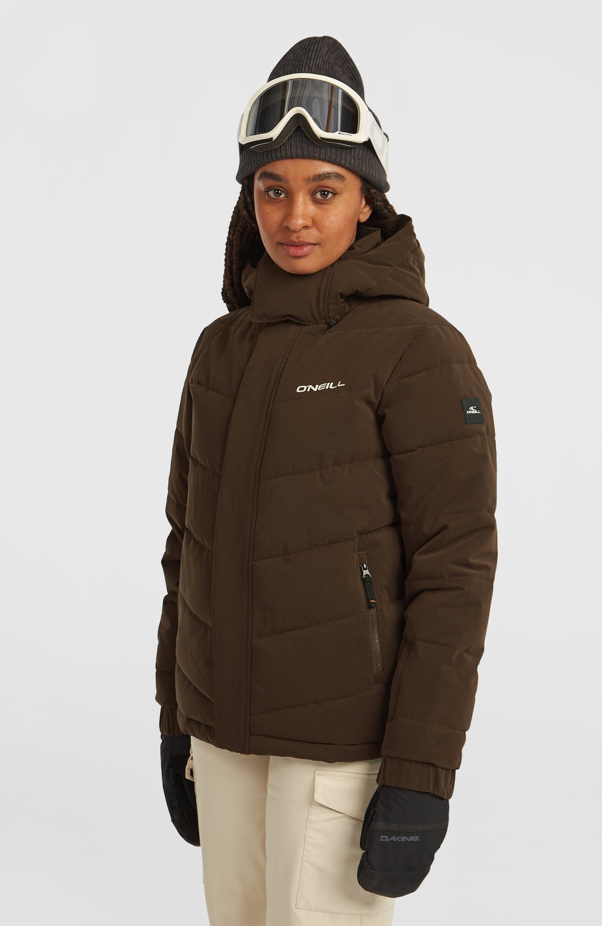 Gesteppte FWC'Cruz Hybrid-Skijacke | Coffee Bean