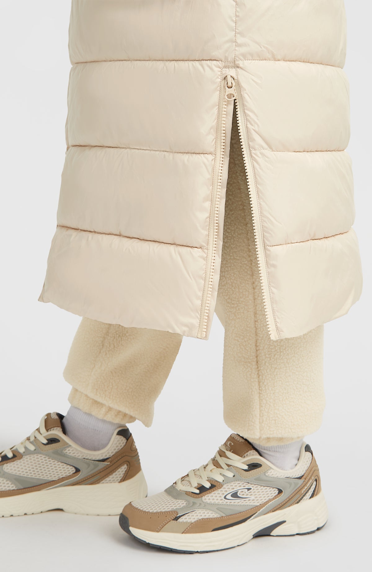 Lange Must-Have Steppjacke | Macaron