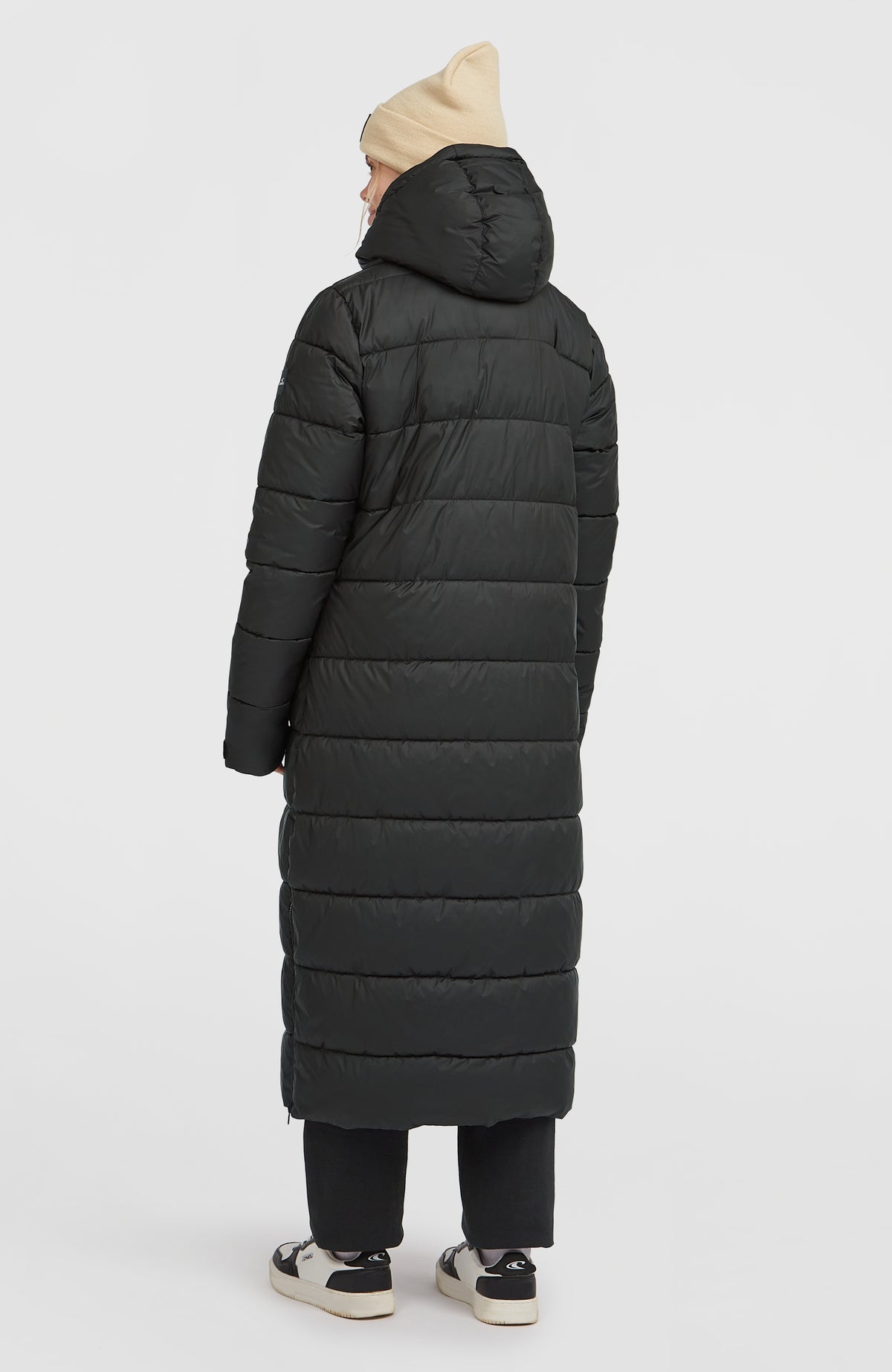 Lange Must-Have Steppjacke | Black Out
