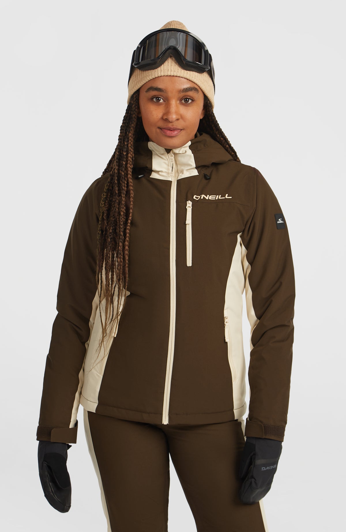 FWC'Cruz Duo Skijacke | Coffee Bean Colour Block