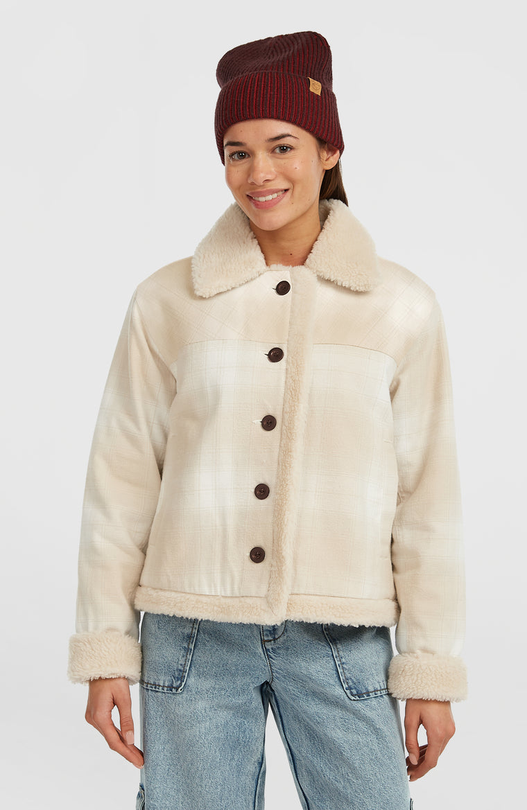 O'Riginals Jacke mit Fleecefutter | Beige Check O'Riginals Jacke mit Fleecefutter | Beige Check