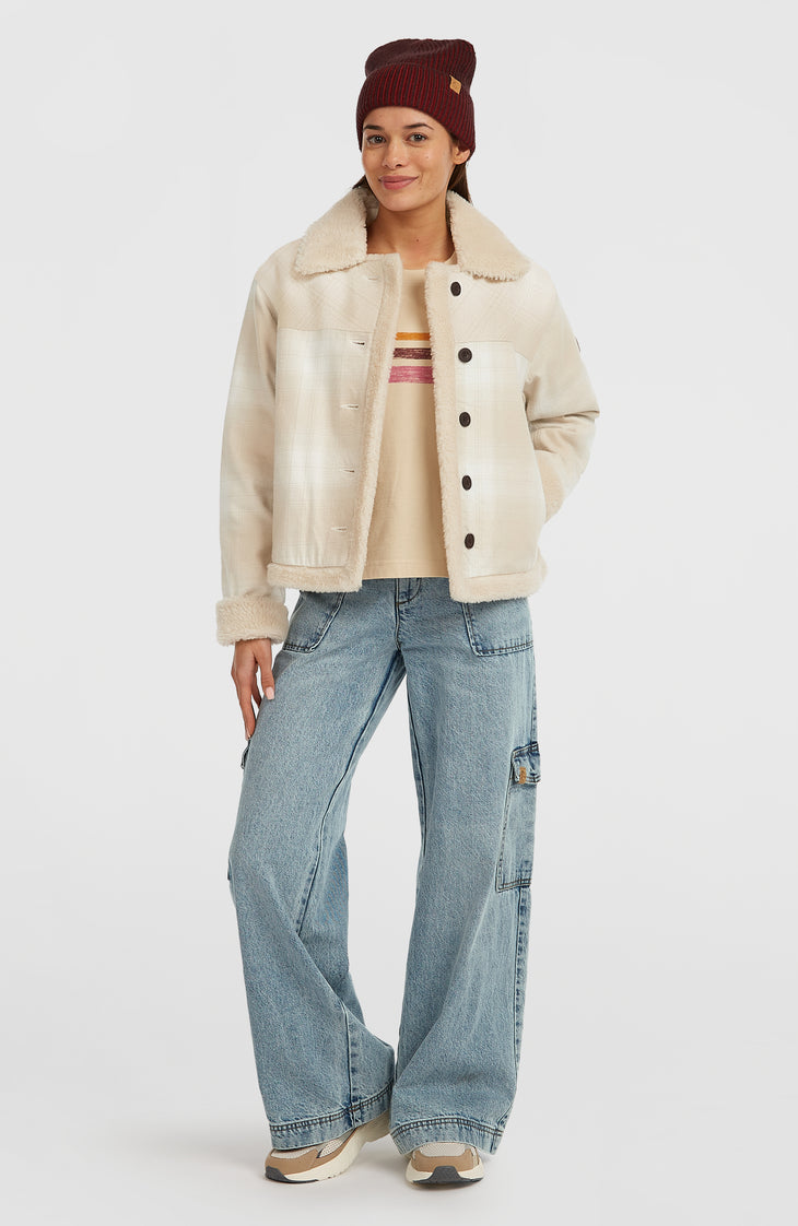 O'Riginals Jacke mit Fleecefutter | Beige Check