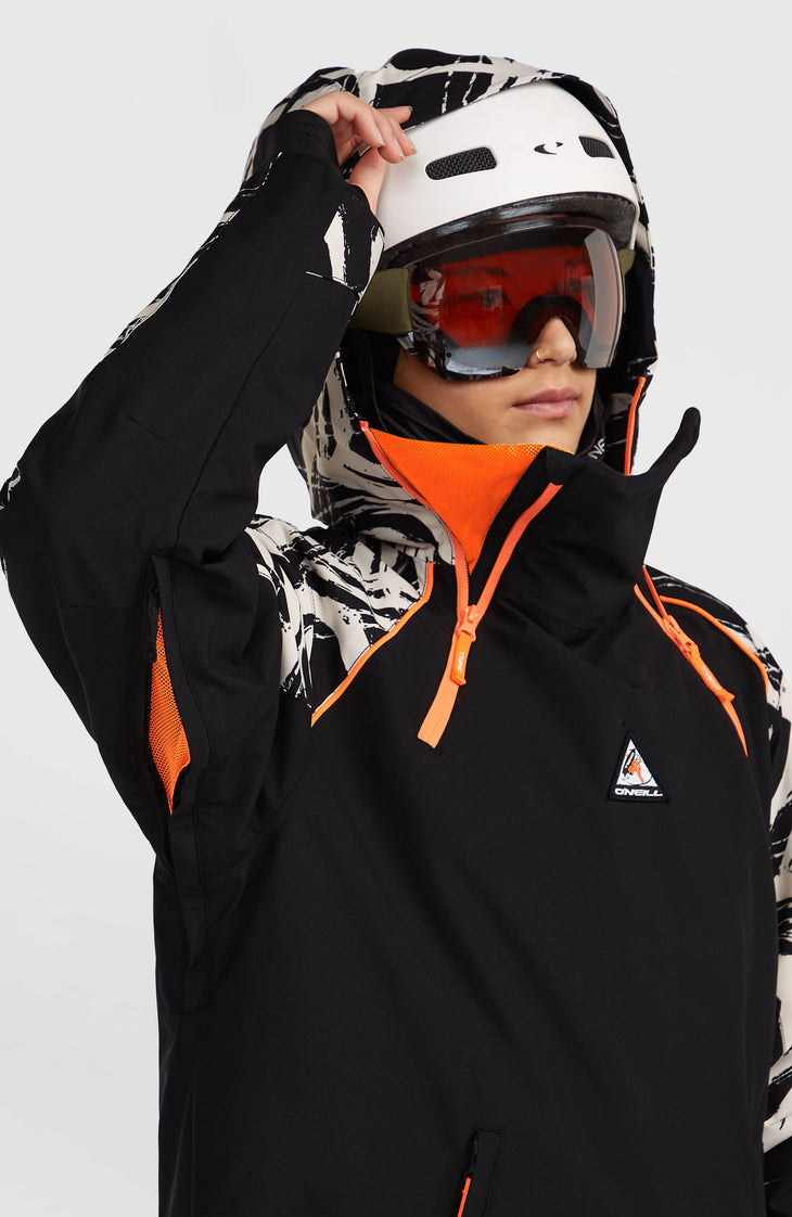 FWC'Play Asymmetric Ski- und Snowboardjacke | White Snowtracks