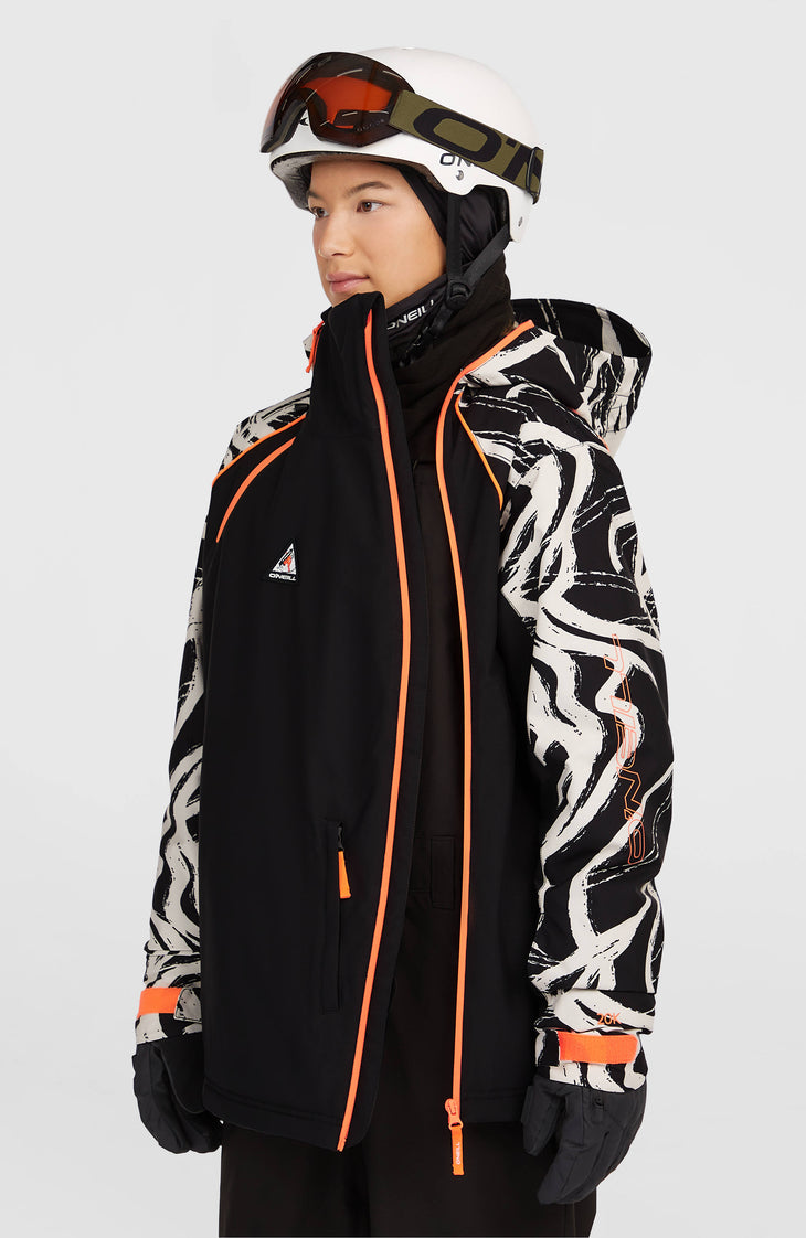 FWC'Play Asymmetric Ski- und Snowboardjacke | White Snowtracks