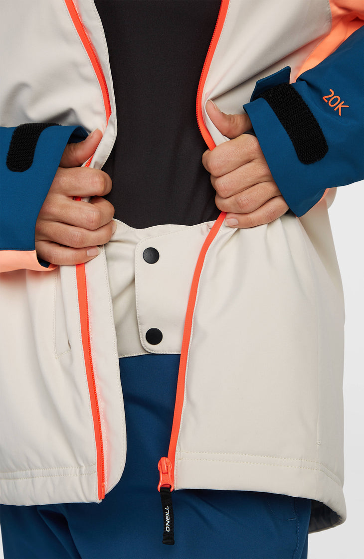 FWC'Play Asymmetric Ski- und Snowboardjacke | Murky Water Colour Block