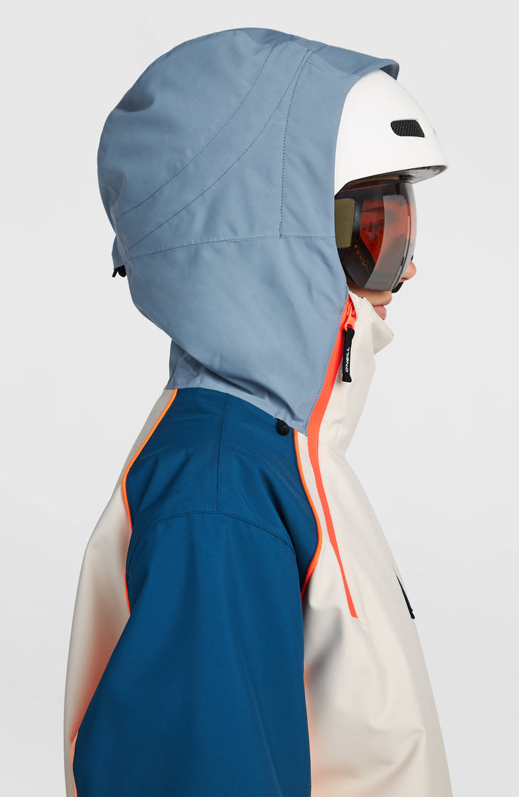 FWC'Play Asymmetric Ski- und Snowboardjacke | Murky Water Colour Block