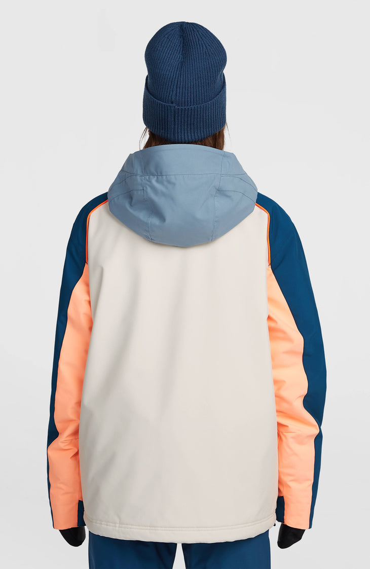 FWC'Play Asymmetric Ski- und Snowboardjacke | Murky Water Colour Block