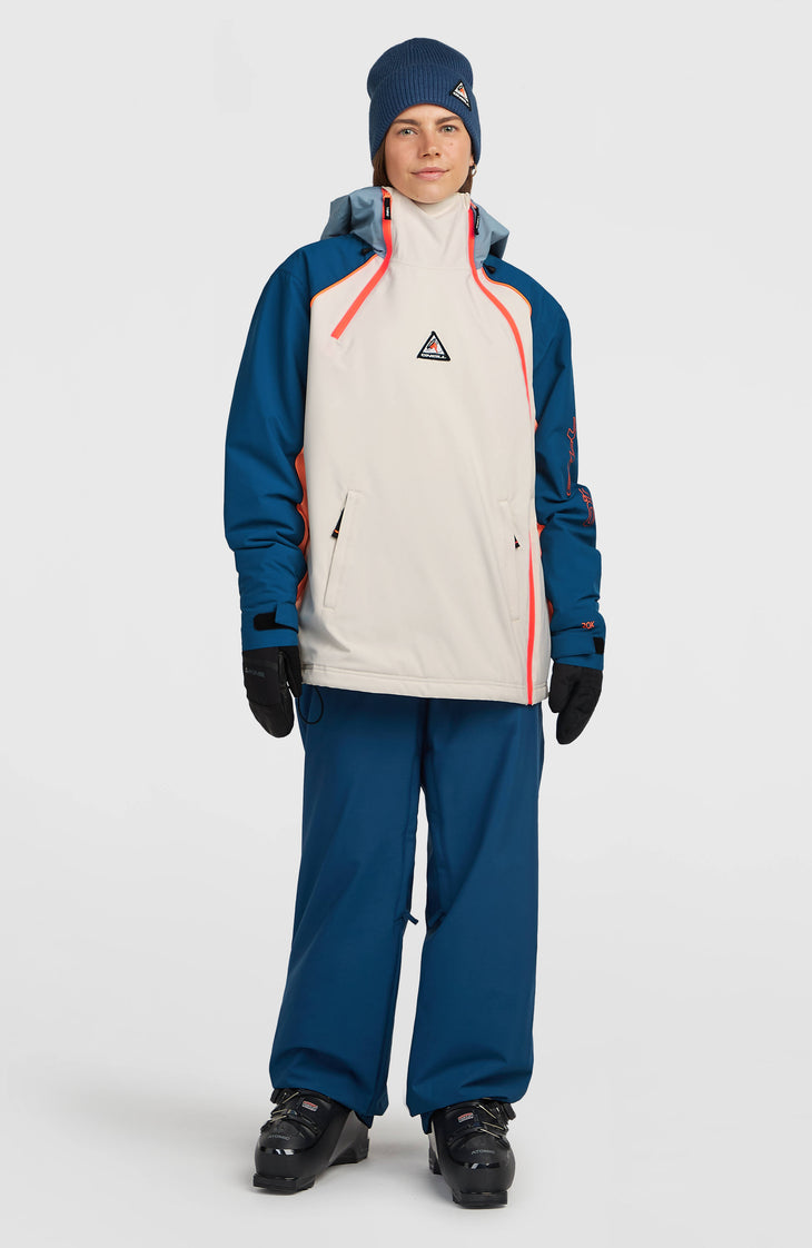FWC'Play Asymmetric Ski- und Snowboardjacke | Murky Water Colour Block