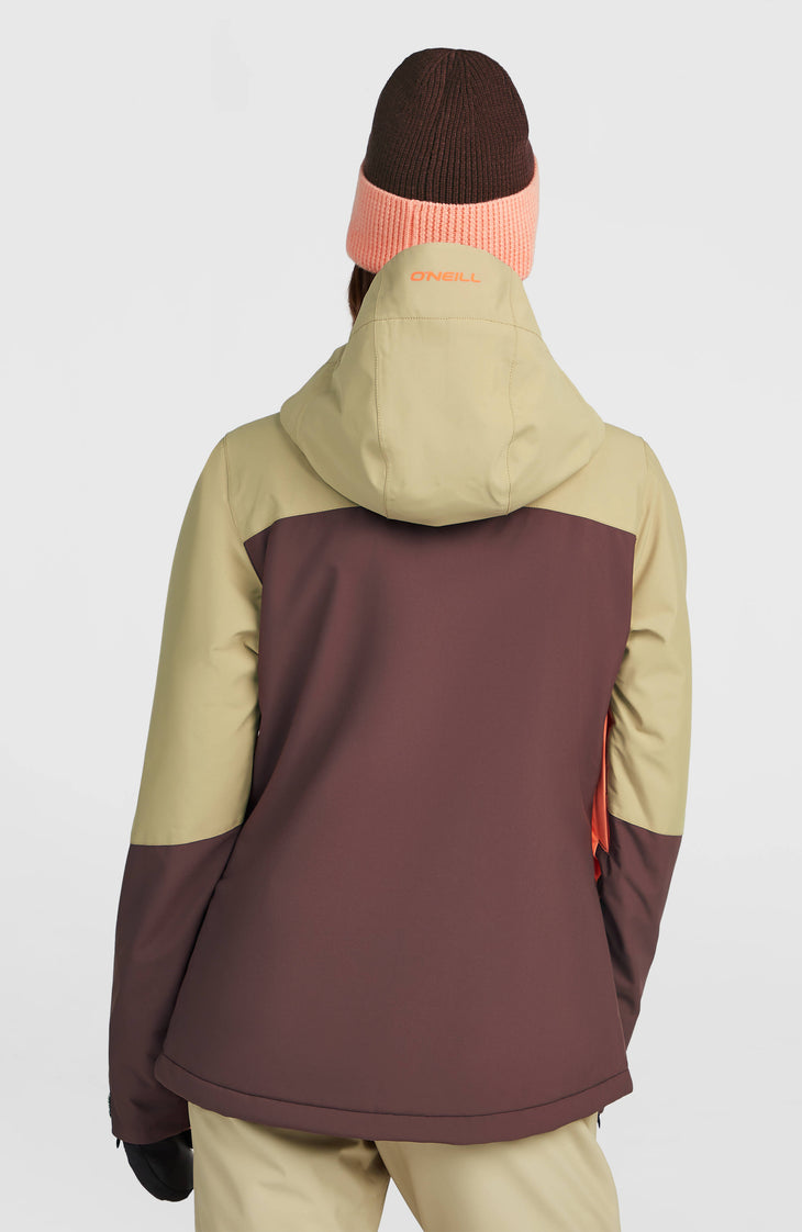 FWC'Cruz Triple Skijacke | Olive Blush Colour Block