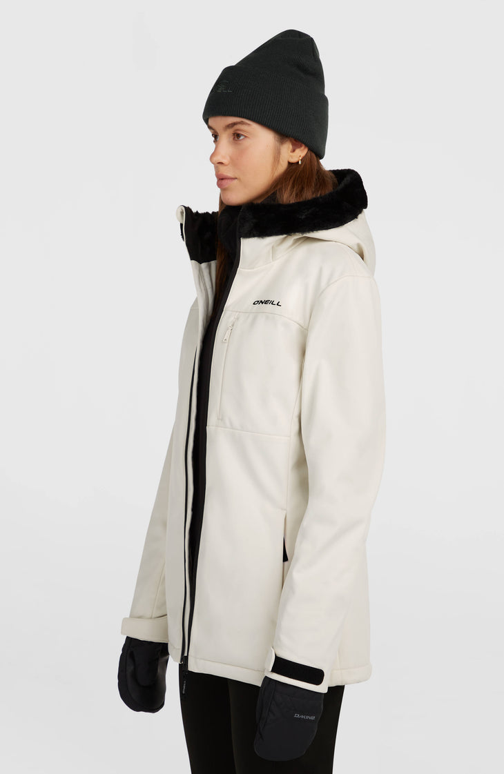 FWC'Cruz Softshell-Skijacke | Linen White