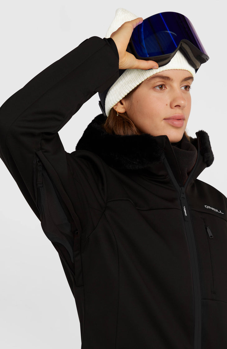 FWC'Cruz Softshell-Skijacke | Black Out