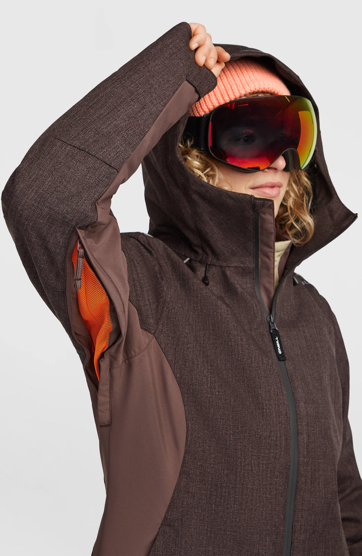 FWC'Cruz Melange Skijacke | Purple Gray