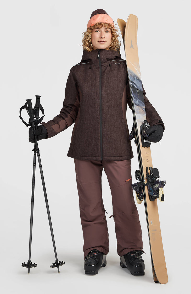 FWC'Cruz Melange Skijacke | Purple Gray