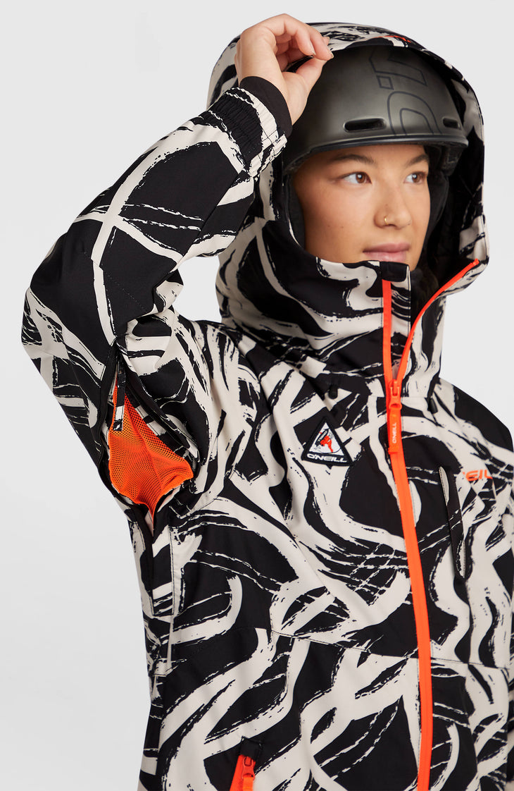 FWC'Play Park Ski- und Snowboardjacke | White Snowtracks