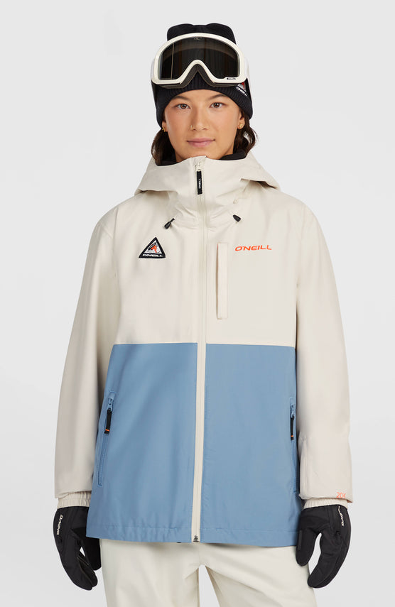 FWC'Play Park Ski- und Snowboardjacke | Linen White Colour Block