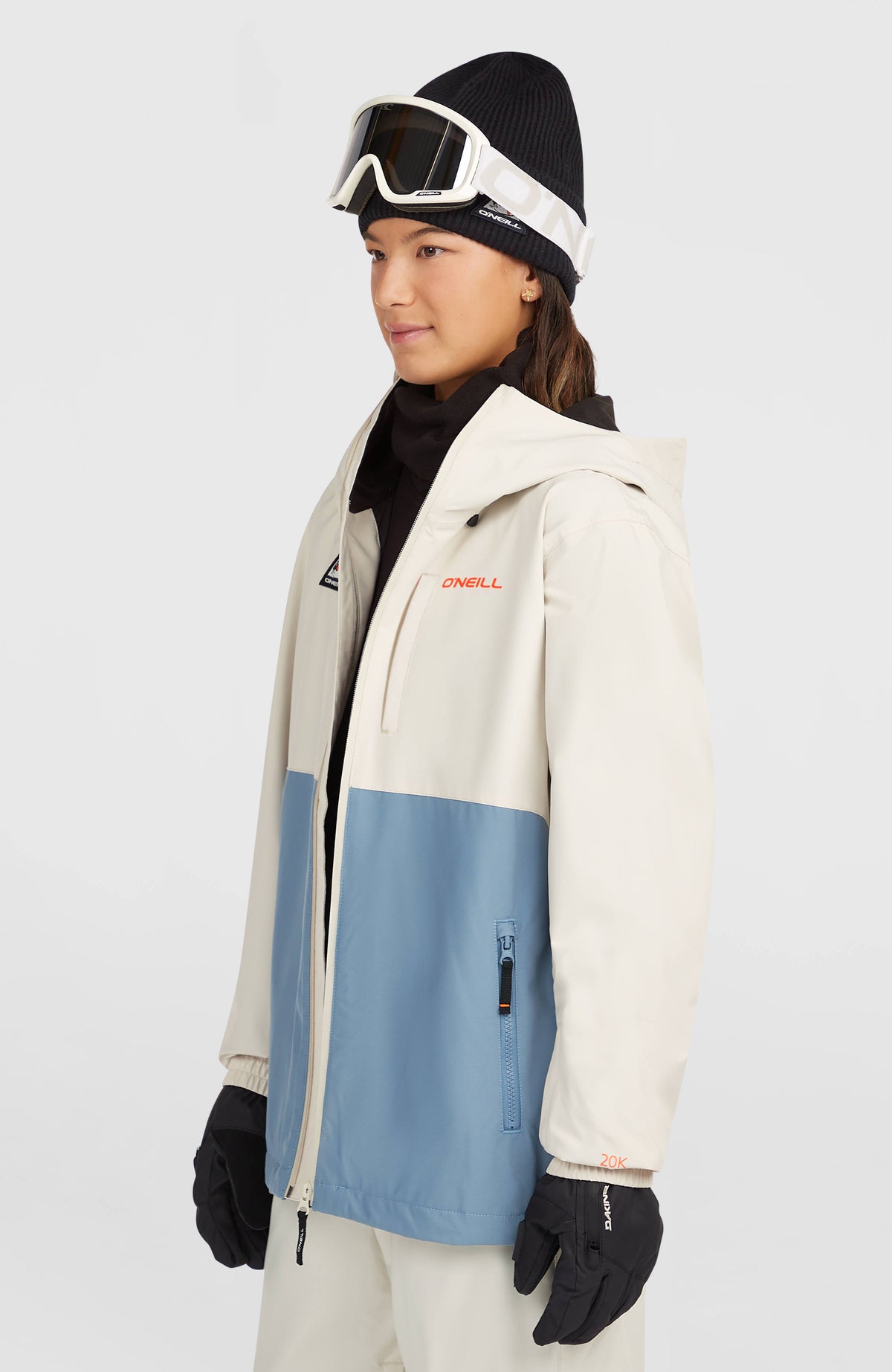 FWC'Play Park Ski- und Snowboardjacke | Linen White Colour Block