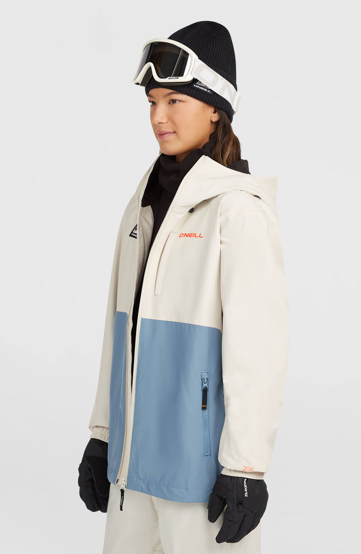 FWC'Play Park Ski- und Snowboardjacke | Linen White Colour Block