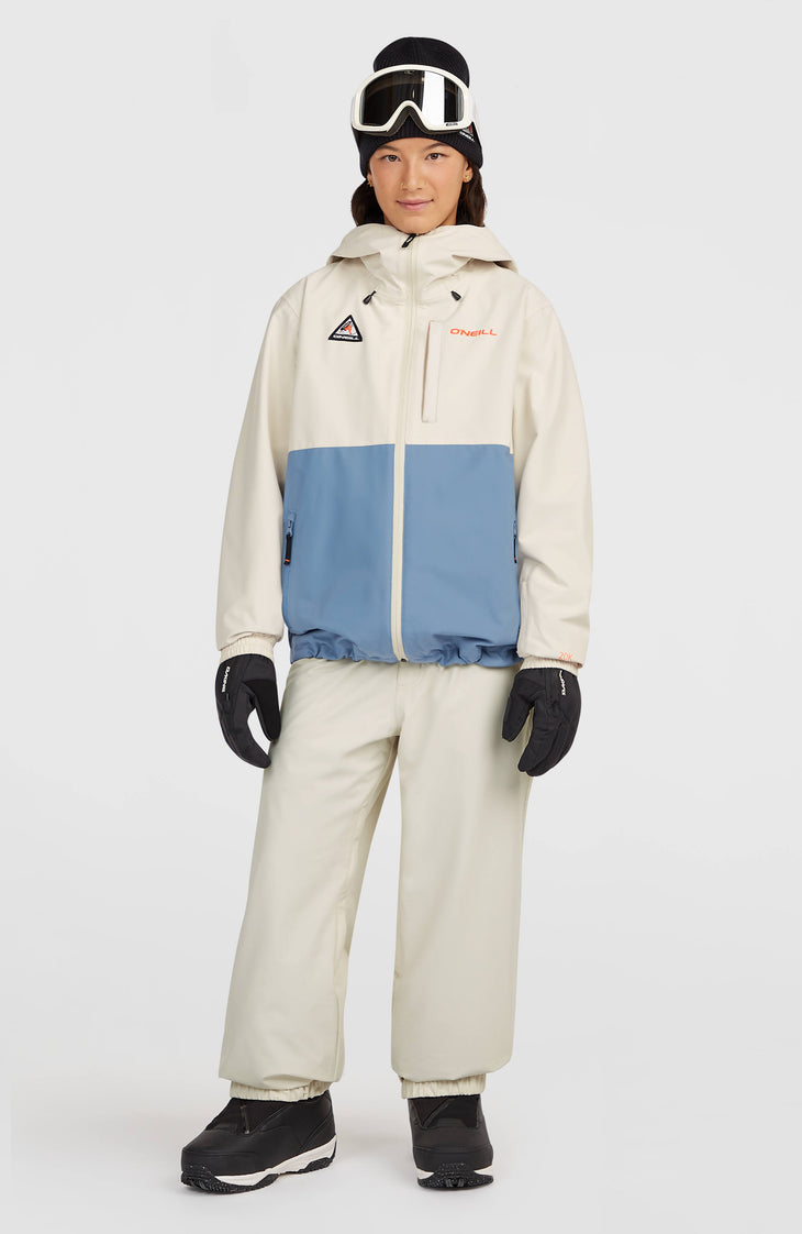 FWC'Play Park Ski- und Snowboardjacke | Linen White Colour Block