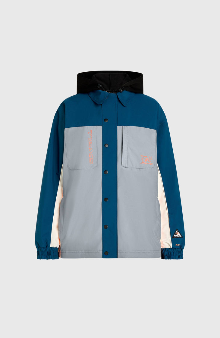 FWC'Play Shacket Ski- und Snowboardjacke | Regal Blue Colour Block