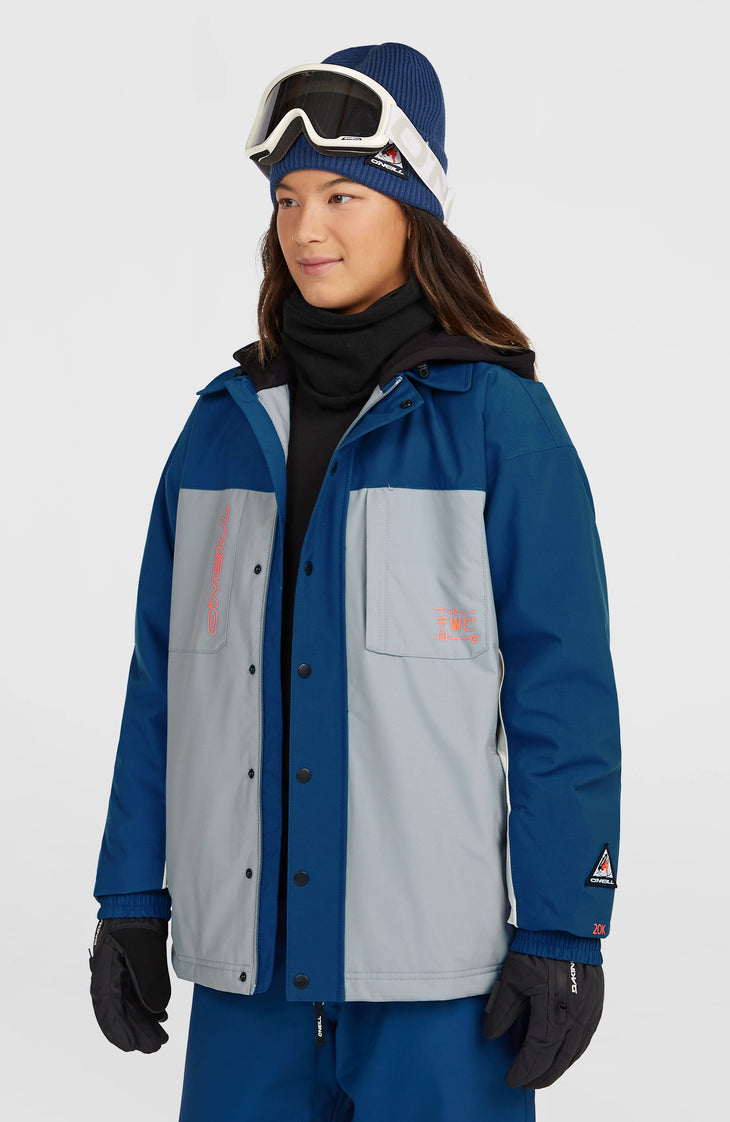FWC'Play Shacket Ski- und Snowboardjacke | Regal Blue Colour Block