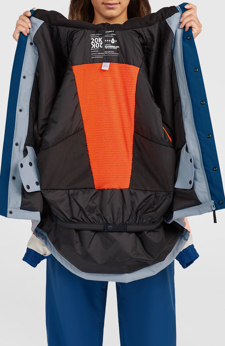FWC'Play Shacket Ski- und Snowboardjacke | Regal Blue Colour Block