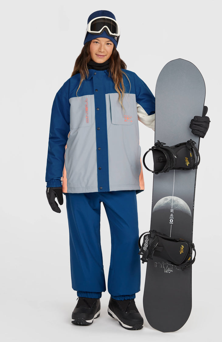 FWC'Play Shacket Ski- und Snowboardjacke | Regal Blue Colour Block