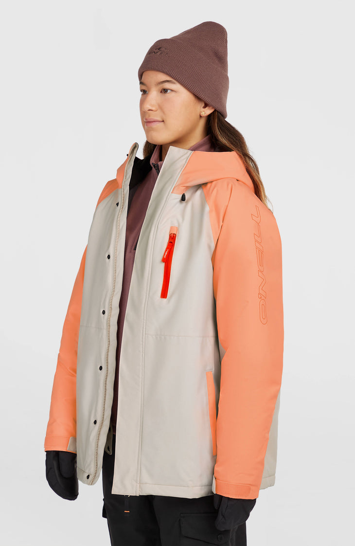 FWC'Cruz Raglan Skijacke | Funky Peach Colour Block