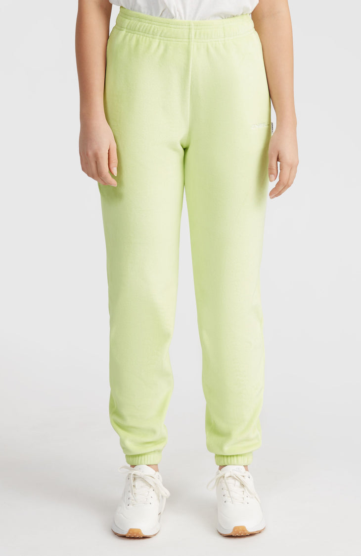 Velour Jogginghose | Lime Wash