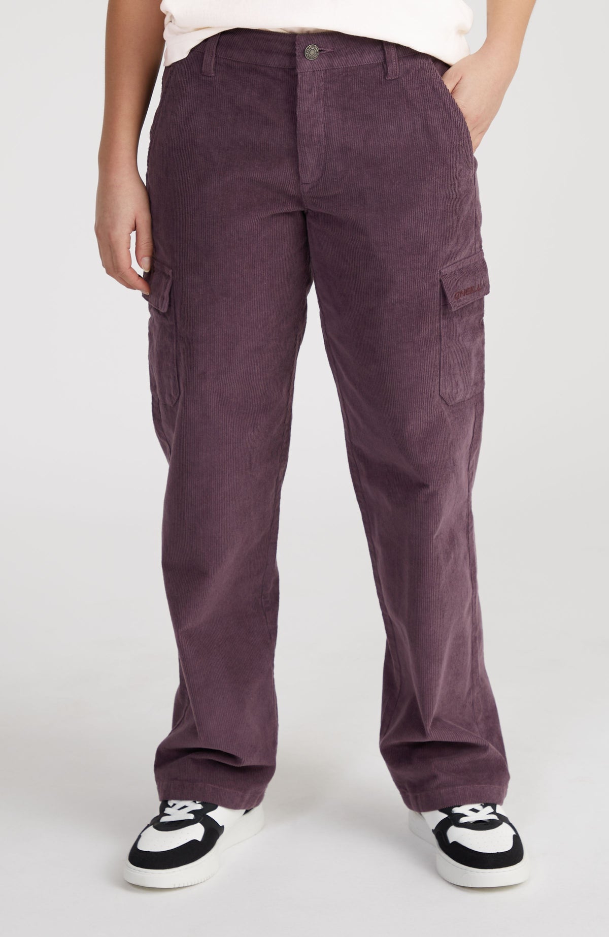 Surf Heroes Cord-Cargohose | Mauve Miracle
