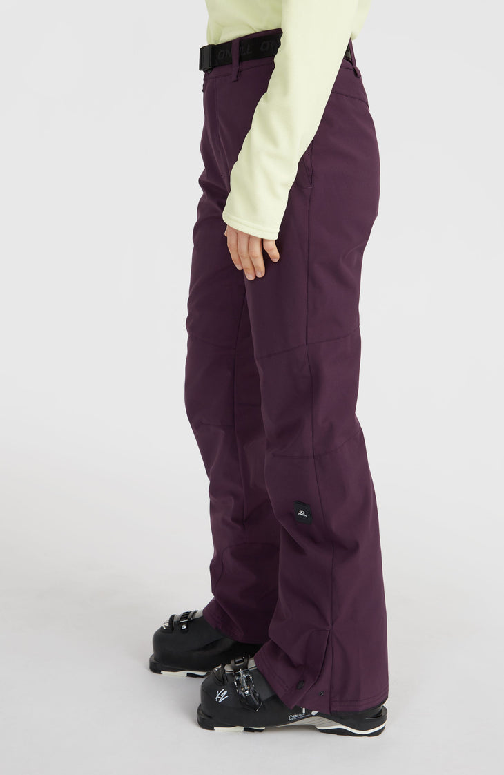 Star Slim Skihose | Aubergine