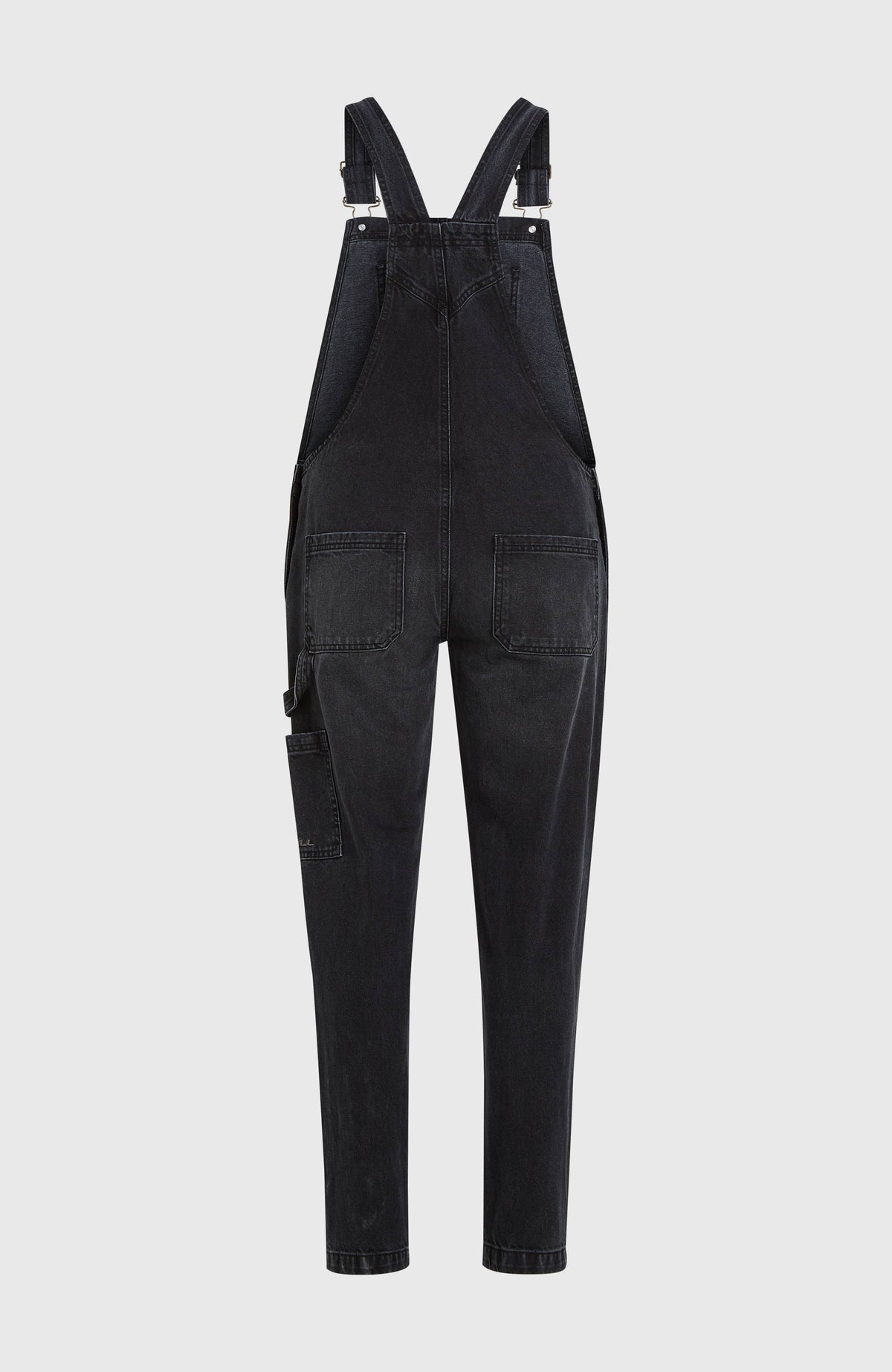Essentials Twill-Latzhose | Black Out