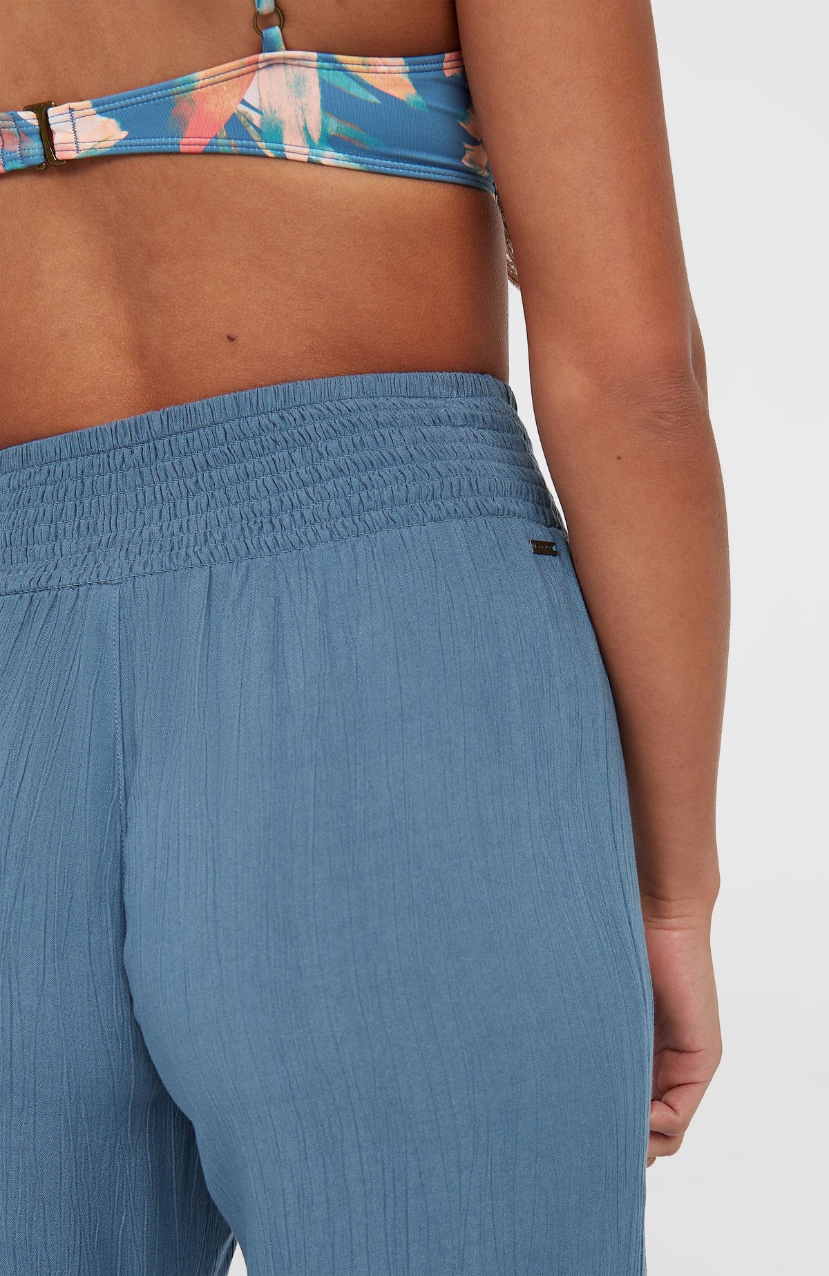 Johnny Smocked Waist Hose | Copen Blue