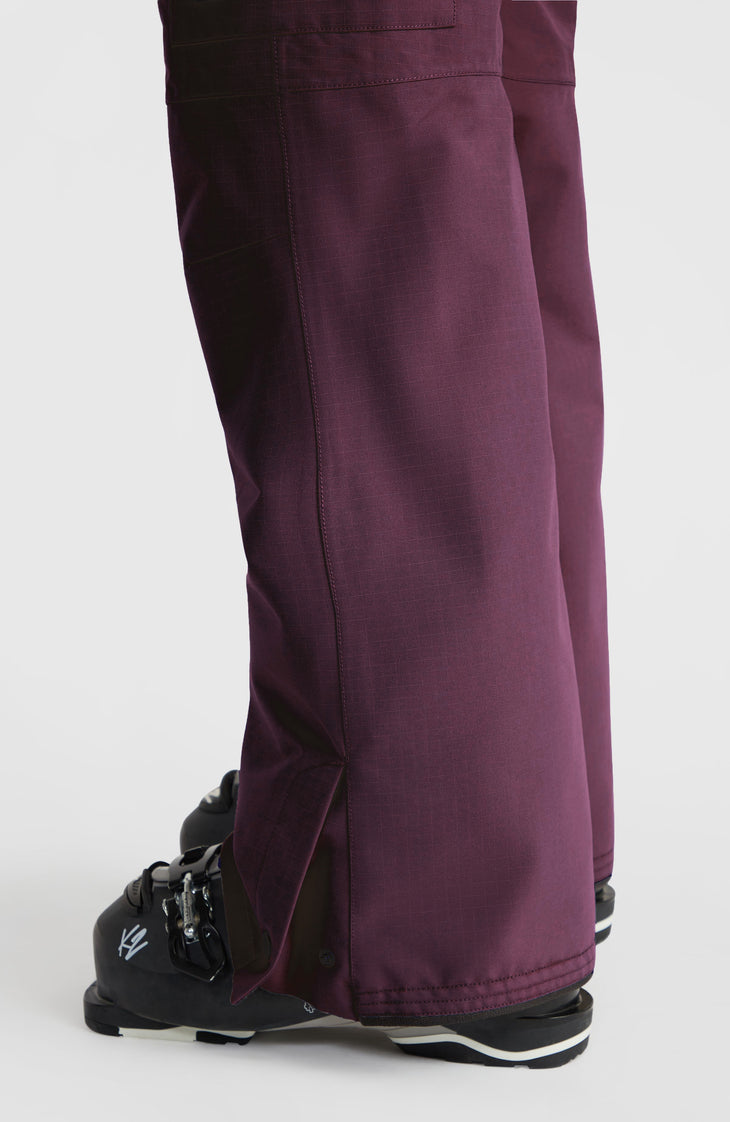 Utility Pro Loose Skihose | Aubergine