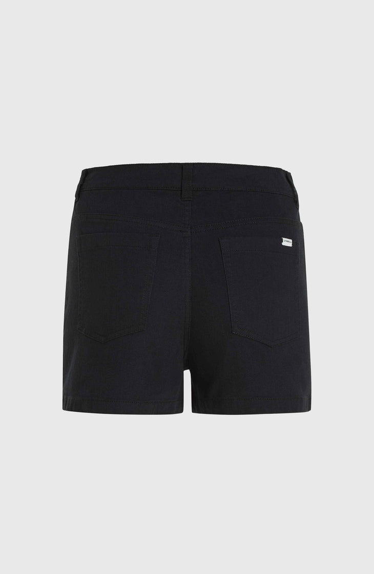 Essentials Stretch-Shorts mit fünf Taschen | Black Out