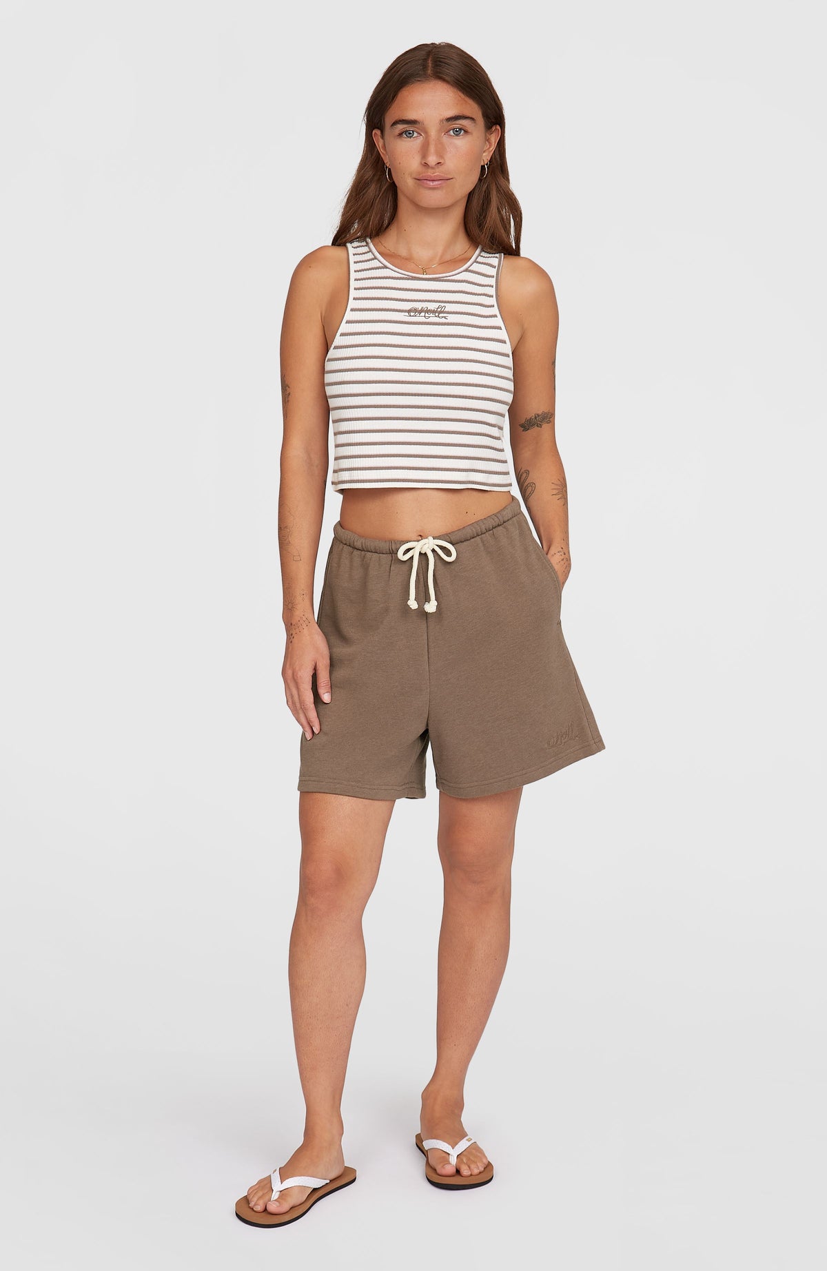 Essentials Script Sweatshorts | Pure Cashmere