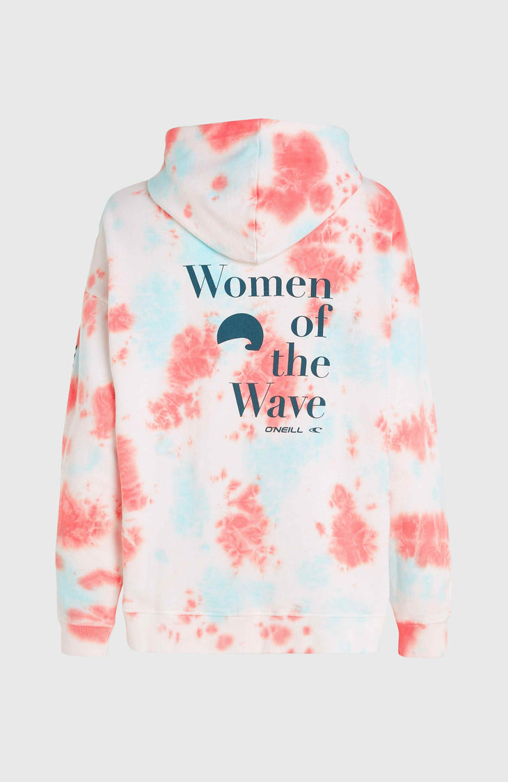 Women of the Wave Hoodie | Pink Ice Cube Tie Dye