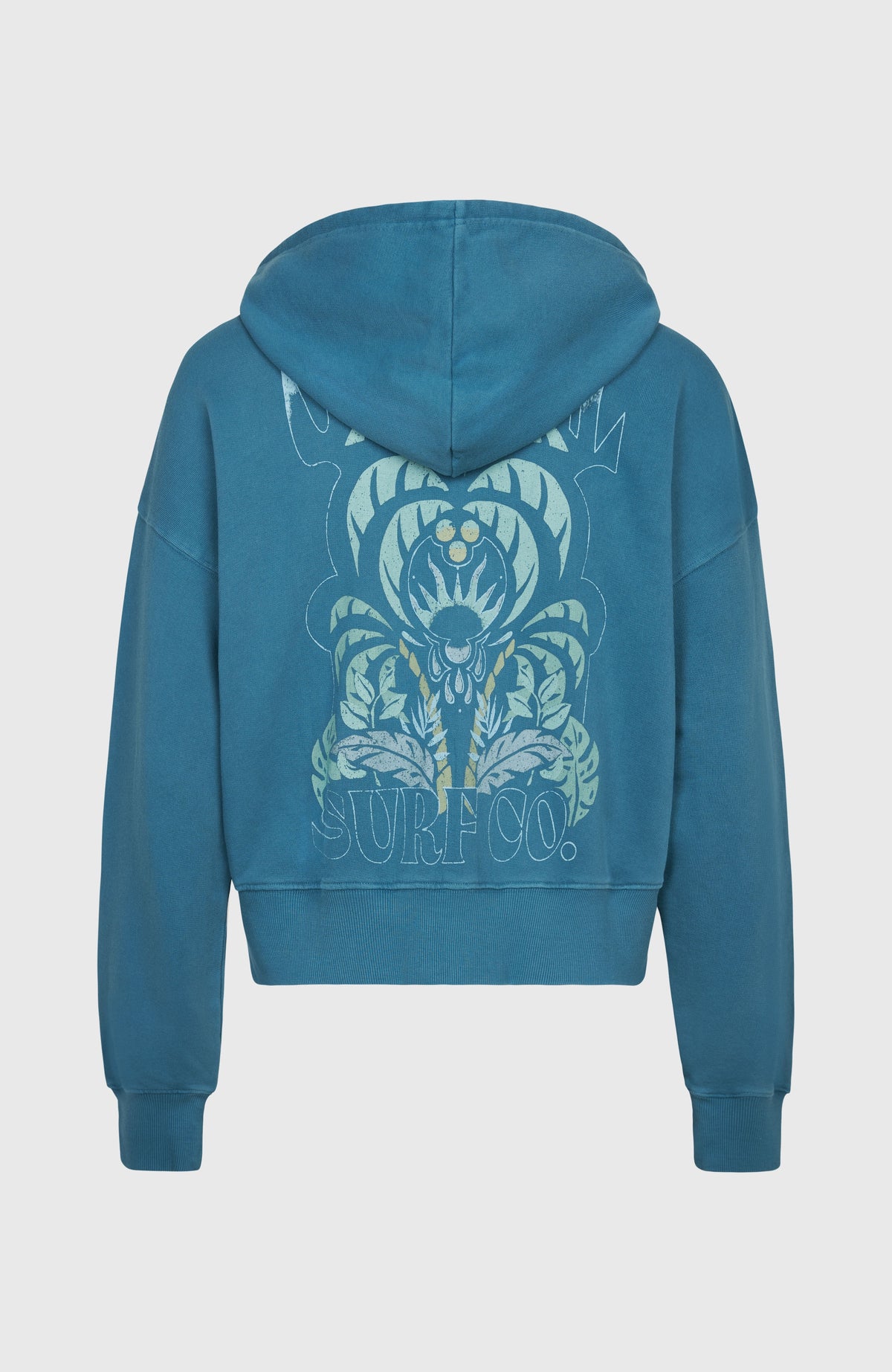 Beach Vintage Kapuzenjacke mit Reißverschluss | Copen Blue