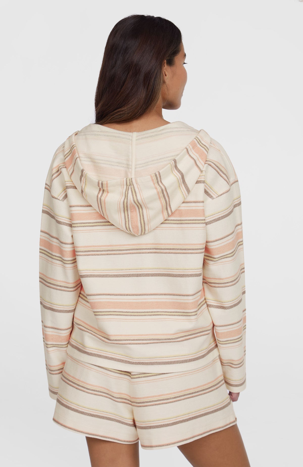 Bavaro Hoodie | White Bavarro Stripe