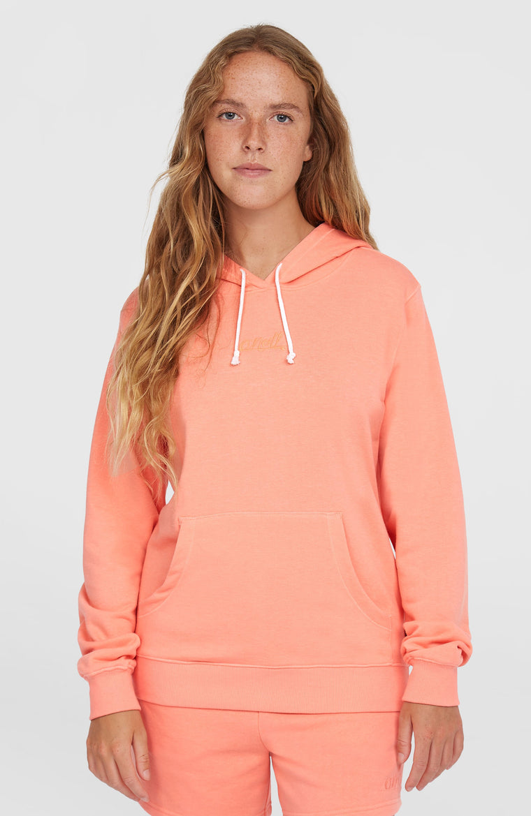 Essentials Script Hoodie | Coral Pink Essentials Script Hoodie | Coral Pink