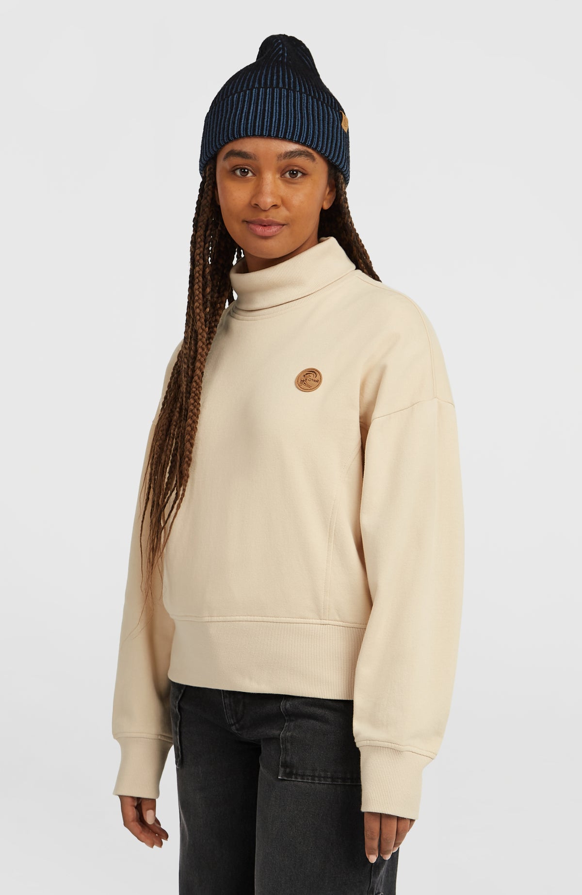 O'Riginals Crew Sweatshirt mit hohem Kragen | Macaron