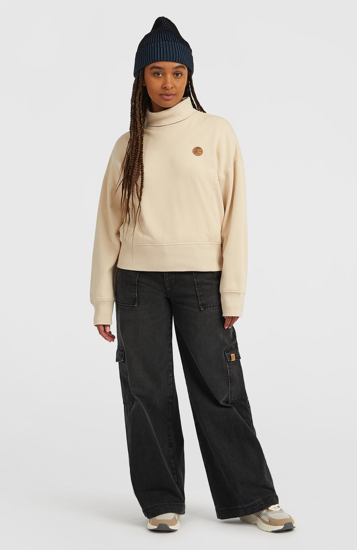 O'Riginals Crew Sweatshirt mit hohem Kragen | Macaron