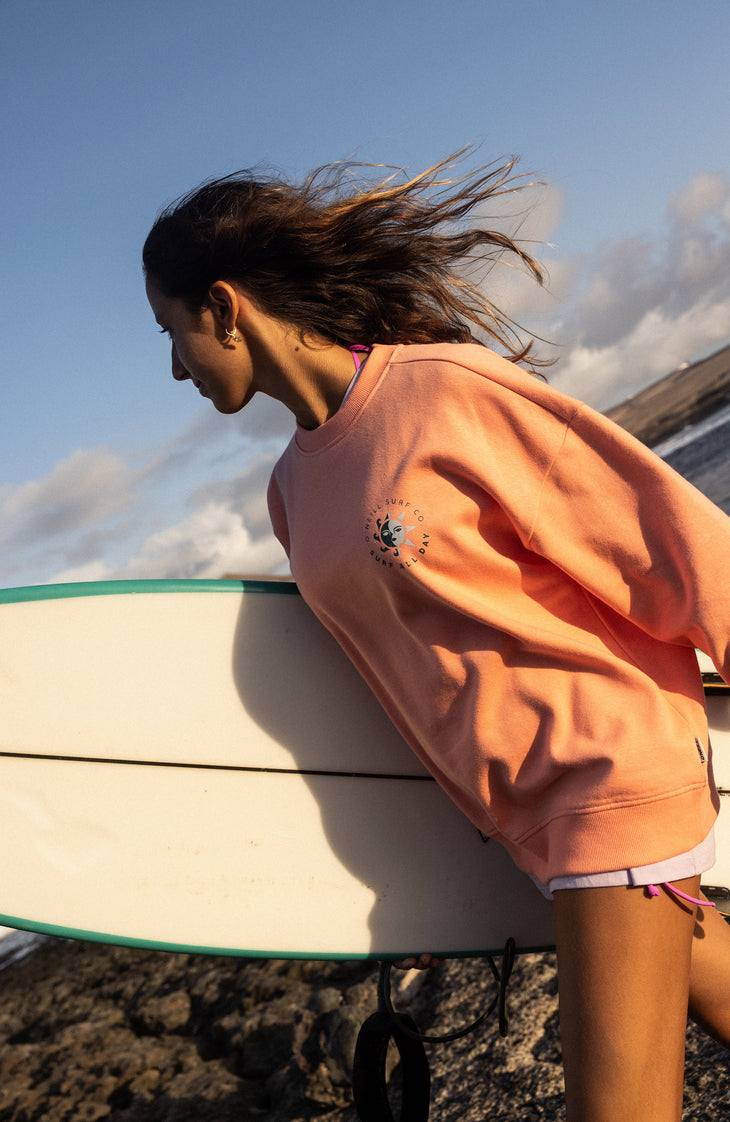 Summer Must-Have Crewneck Sweatshirt | Funky Peach