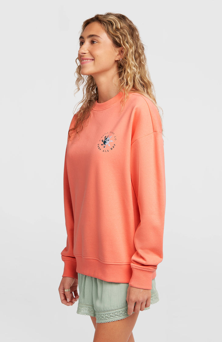 Summer Must-Have Crewneck Sweatshirt | Funky Peach