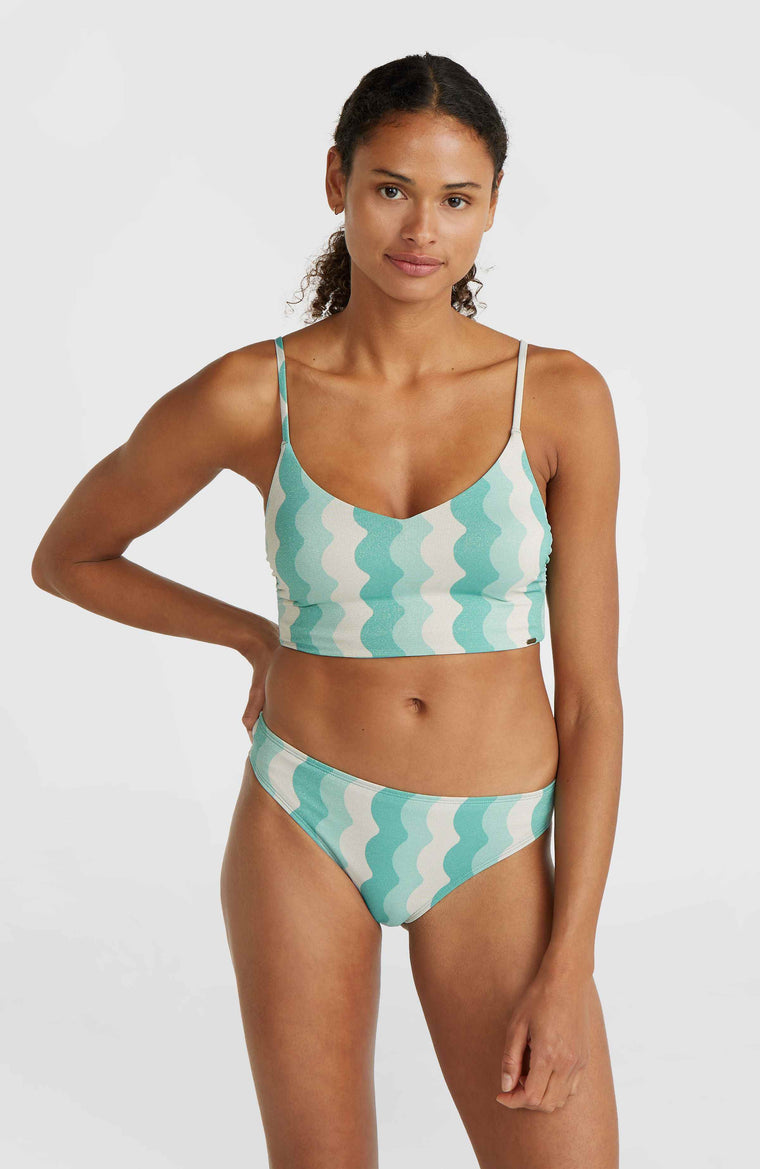 O'Neill Beach Vintage Midles Rita Bikini-Set | Blue Big Waves O'Neill Beach Vintage Midles Rita Bikini-Set | Blue Big Waves