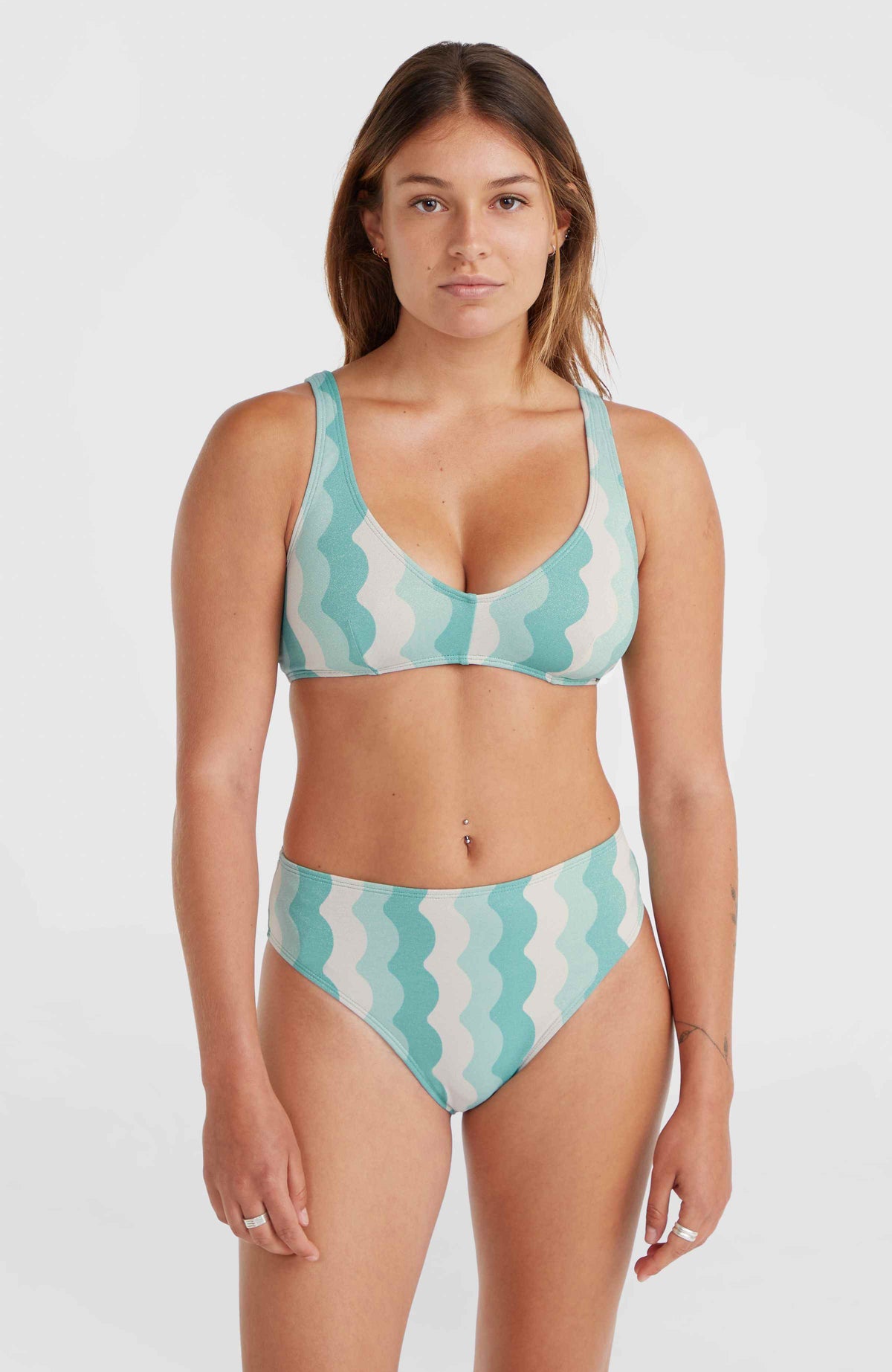 O'Neill Beach Vintage Haley Bikini-Set | Blue Big Waves
