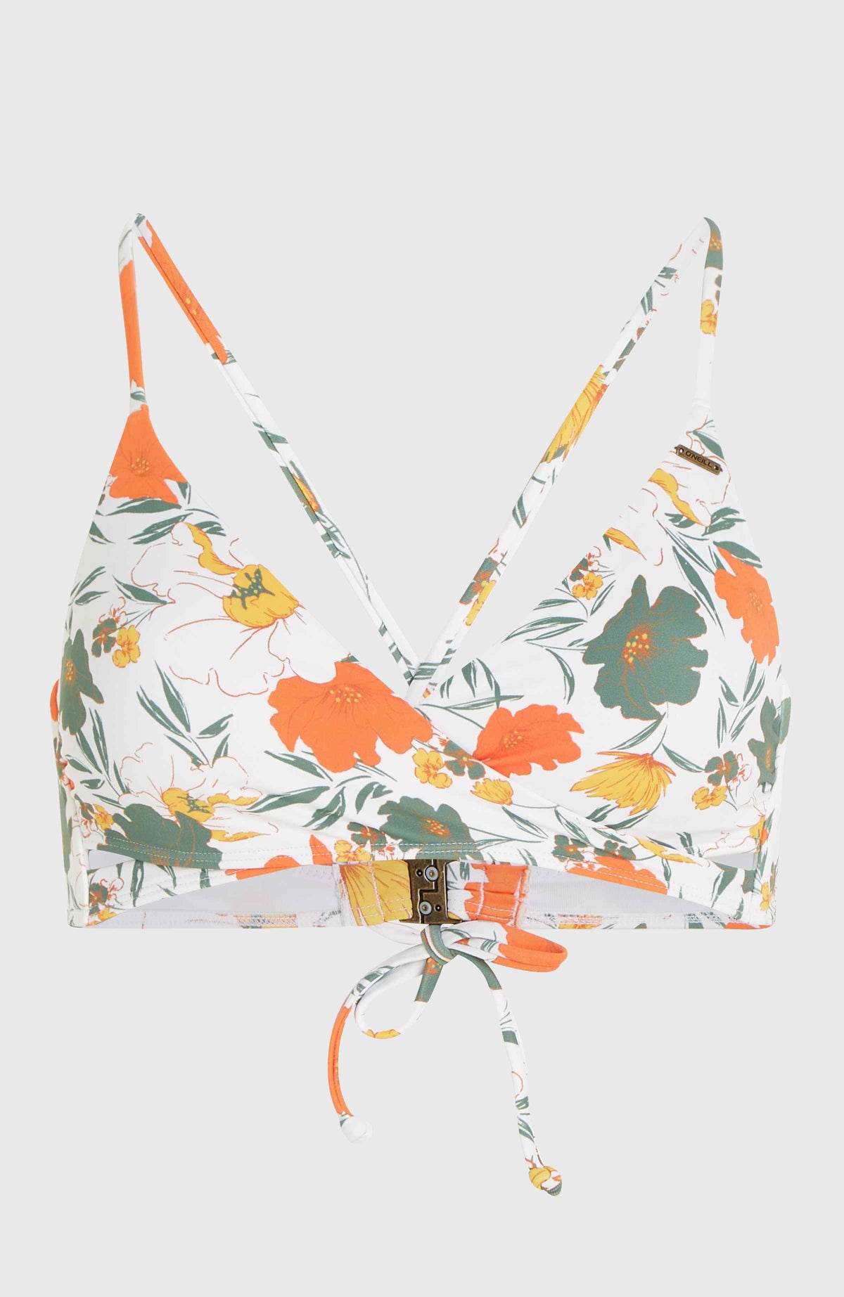 Baay Bikini-Oberteil | White Tropical Flower