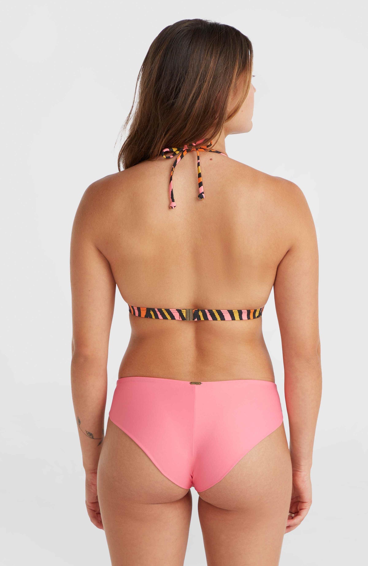 Marga Bikini-Oberteil | Orange Rainbow Stripe