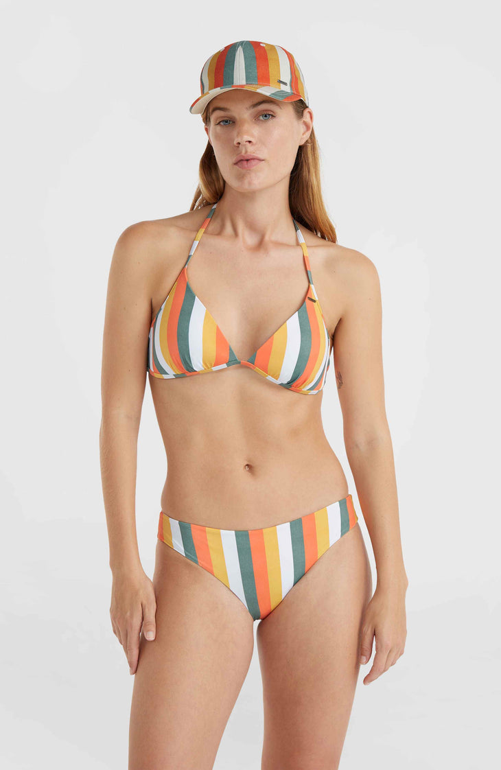 Maoi Bikinihose | Orange Multistripe