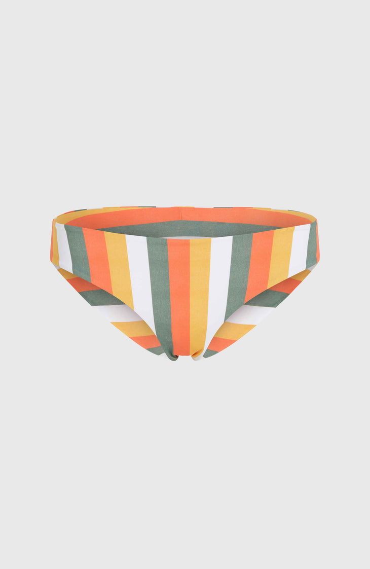 Maoi Bikinihose | Orange Multistripe