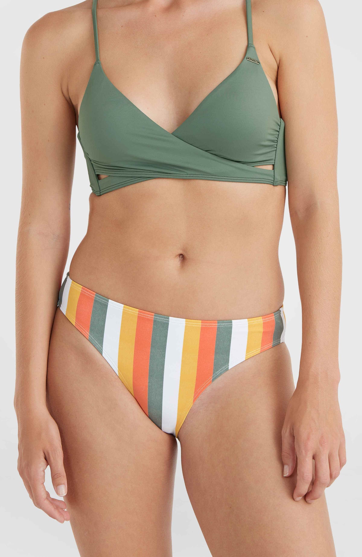 Rita Bikinihose | Orange Multistripe